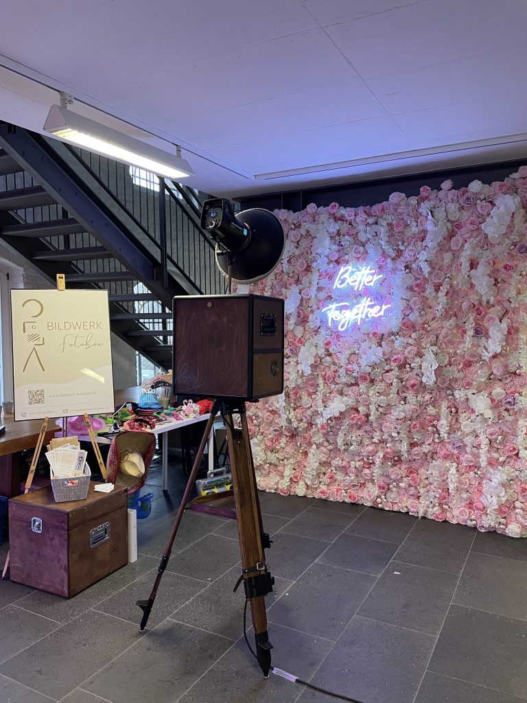 Bildwerk Fotobox aufgebaut Bildwerk Fotobox aufgebaut